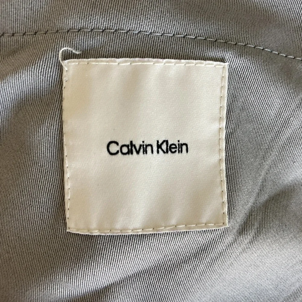 Calvin Klein Mens Slim fit 2-pc Suit Jacket Blazer 44S Pants 36W 32L Grey Wool